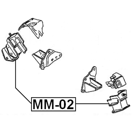 MM-02 - Moottorin tuki 