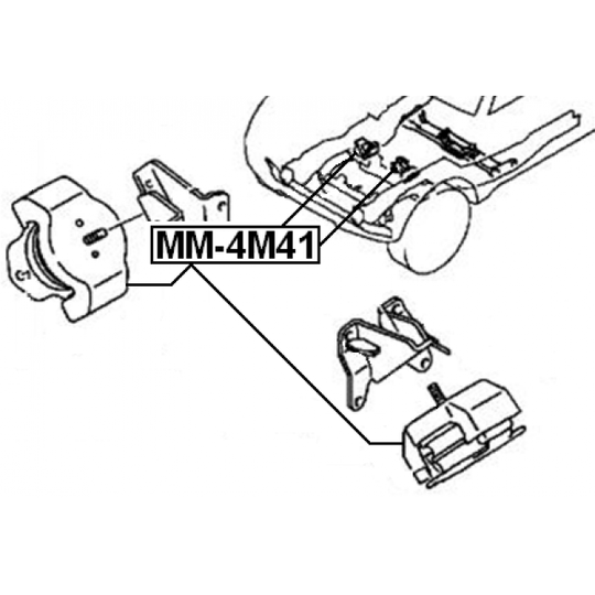 MM-4M41 - Motormontering 