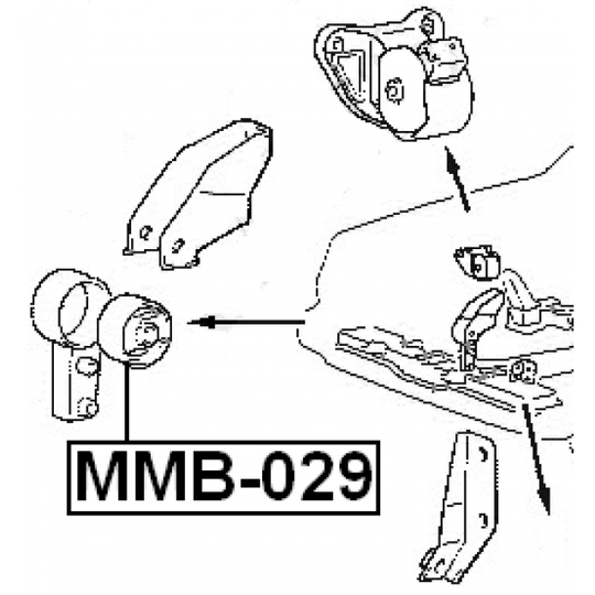 MMB-029 - Paigutus, Mootor 
