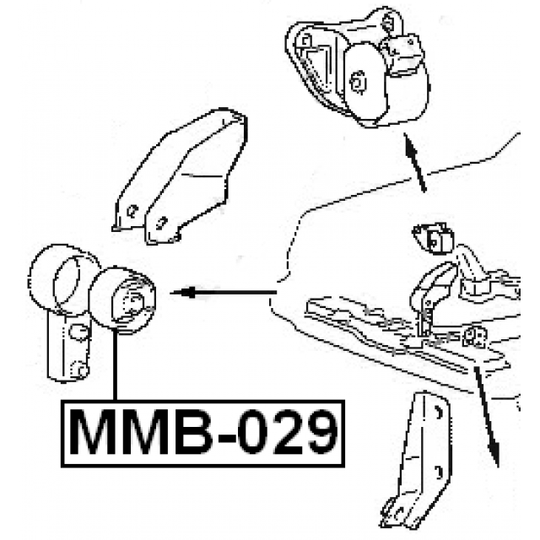 MMB-029 - Moottorin tuki 