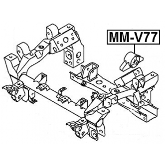 MM-V77 - Mounting, differential 