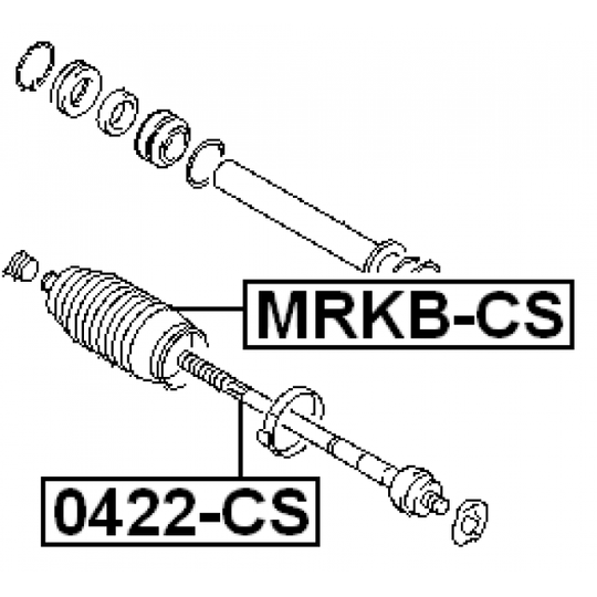 MRKB-CS - Bellow, steering 