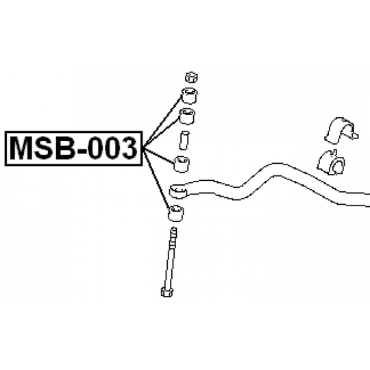 MSB-003 - Tie Bar Bush 