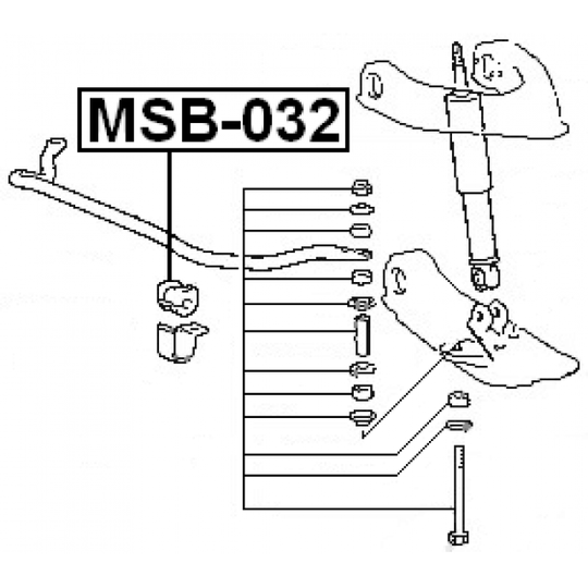 MSB-032 - Stabiliser Mounting 