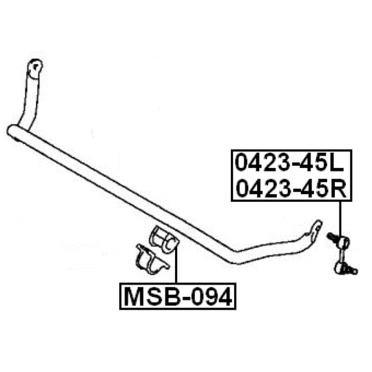 MSB-094 - Stabiliser Mounting 