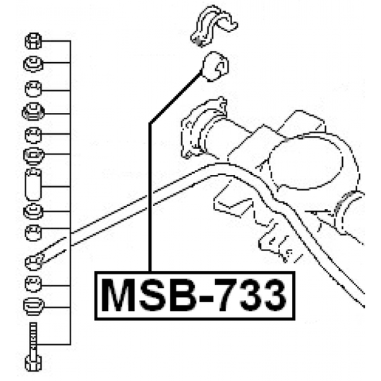 MSB-733 - Stabiliser Mounting 