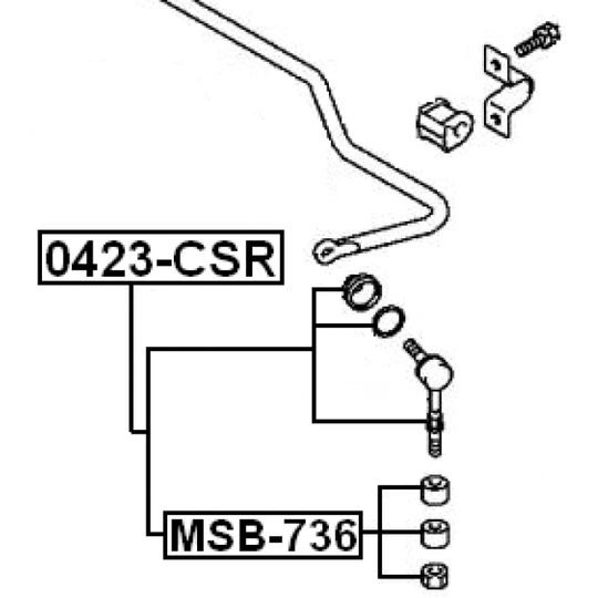 MSB-736 - Montering, axelstag 