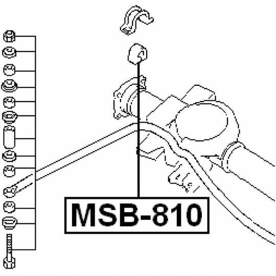 MSB-810 - Kinnitus, stabilisaator 