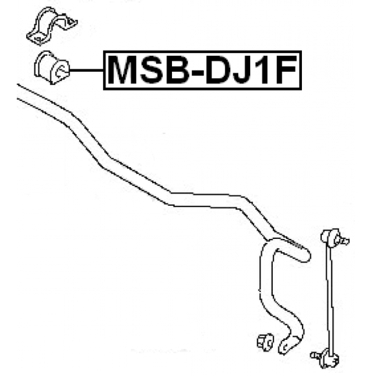 MSB-DJ1F - Kinnitus, stabilisaator 