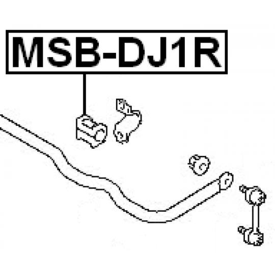 MSB-DJ1R - Stabiliser Mounting 