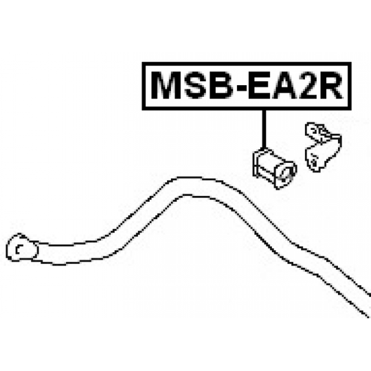 MSB-EA2R - Stabiliser Mounting 