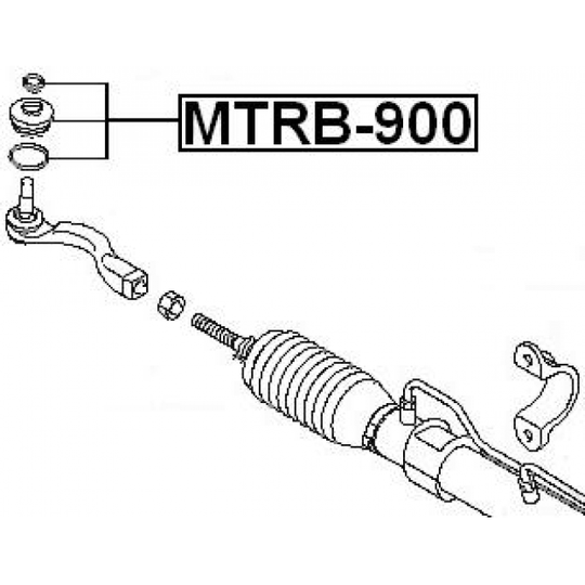 MTRB-900 - Repair Kit, tie rod end 