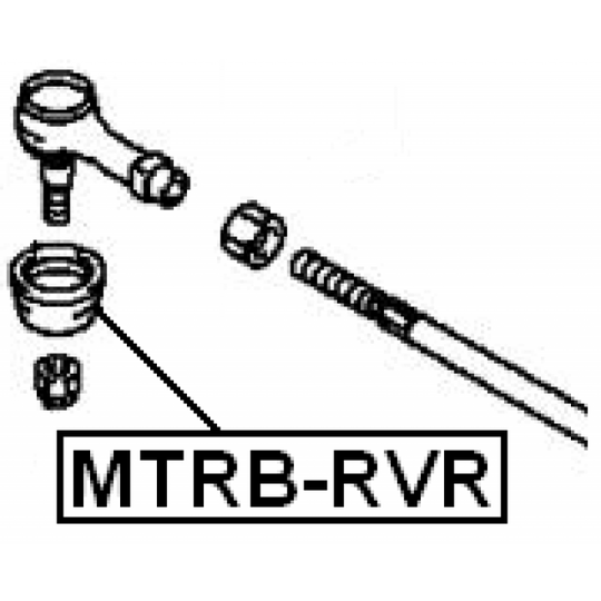 MTRB-RVR - Repair Kit, tie rod end 