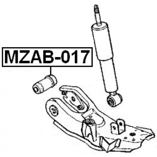 MZAB-017 - Länkarmsbussning 