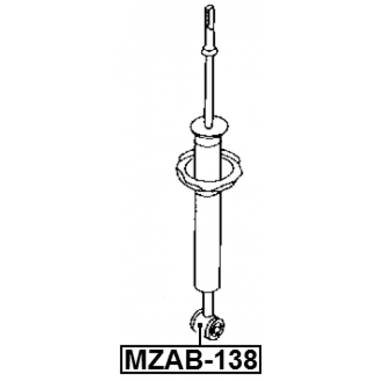 MZAB-138 - Bush, shock absorber 