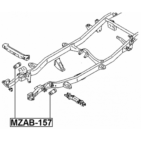 MZAB-157 - Länkarmsbussning 