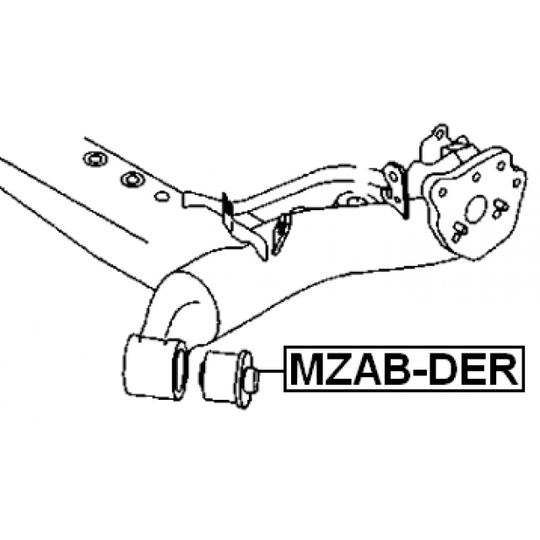 MZAB-DER - Mounting, axle beam 