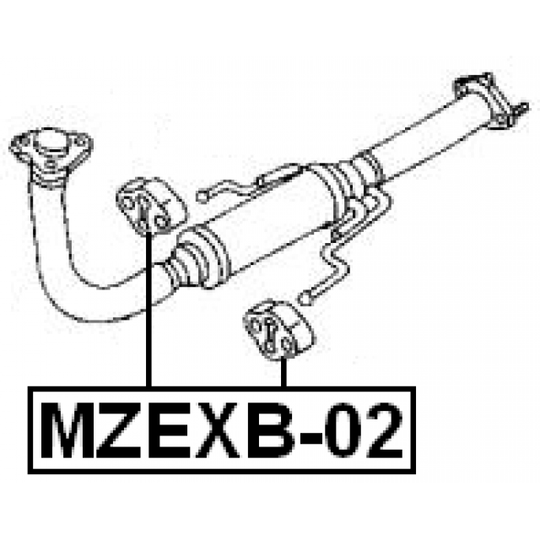 MZEXB-02 - Gummibuffert, ljuddämopare 