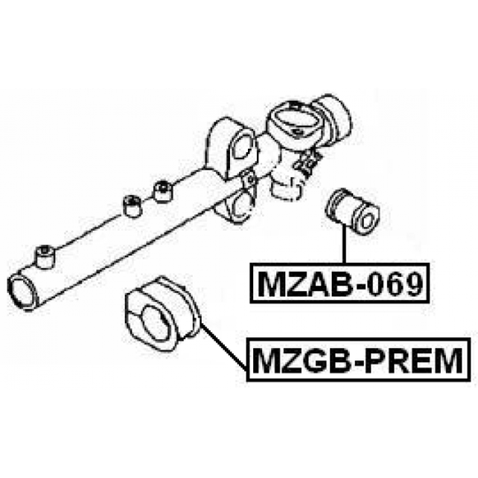 MZGB-PREM - Mounting, steering gear 