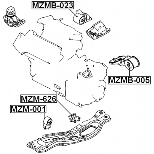 MZMB-005 - Motormontering 