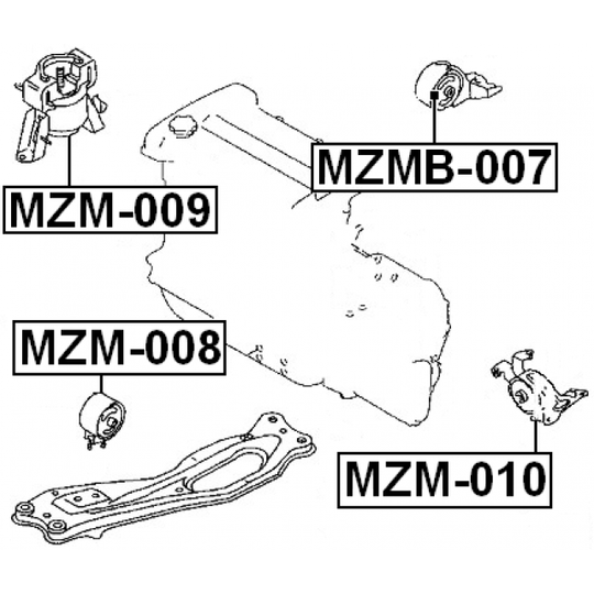 MZMB-007 - Engine Mounting 