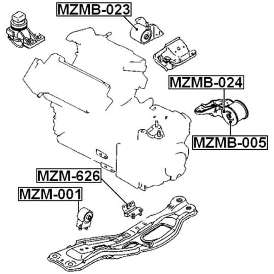 MZMB-023 - Engine Mounting 