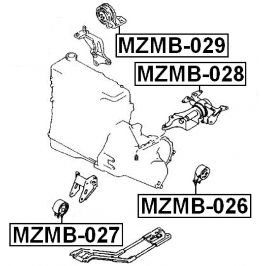 MZMB-026 - Moottorin tuki 