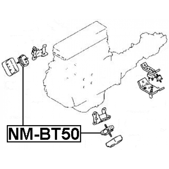 MZM-BT50 - Engine Mounting 