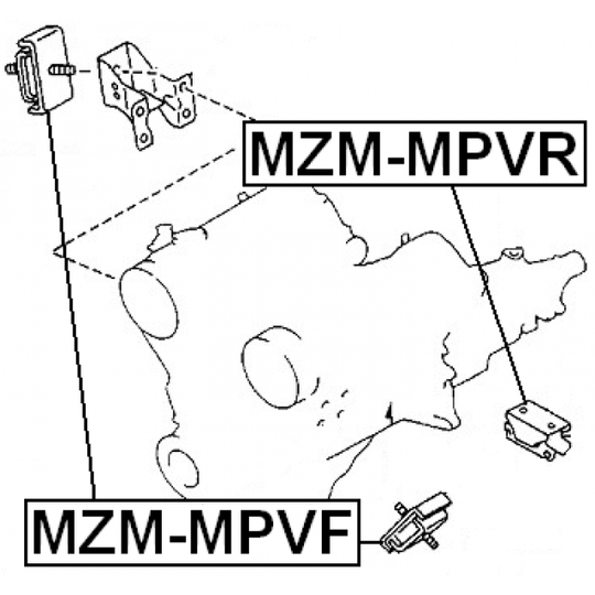 MZM-MPVR - Engine Mounting 