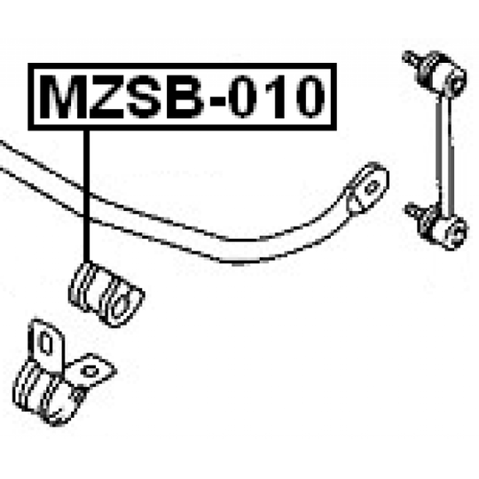 MZSB-010 - Kinnitus, stabilisaator 