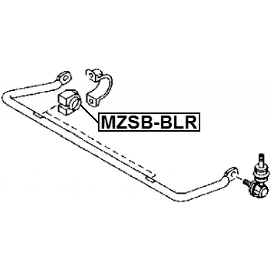 MZSB-BLR - Stabiliser Mounting 