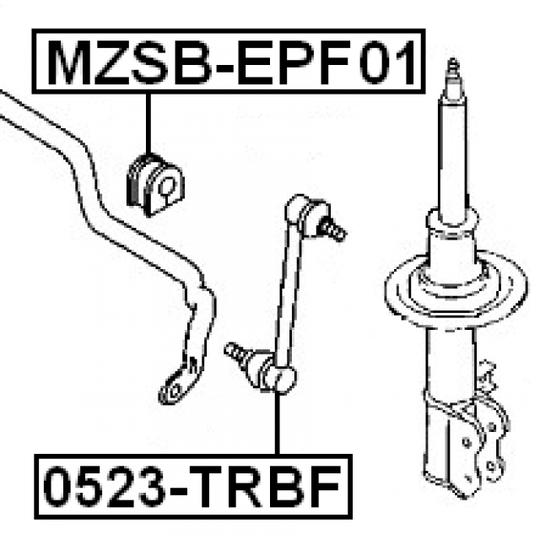 MZSB-EPF01 - Kinnitus, stabilisaator 