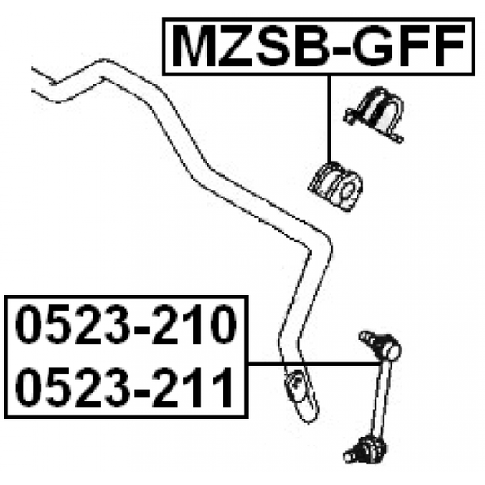MZSB-GFF - Stabiliser Mounting 