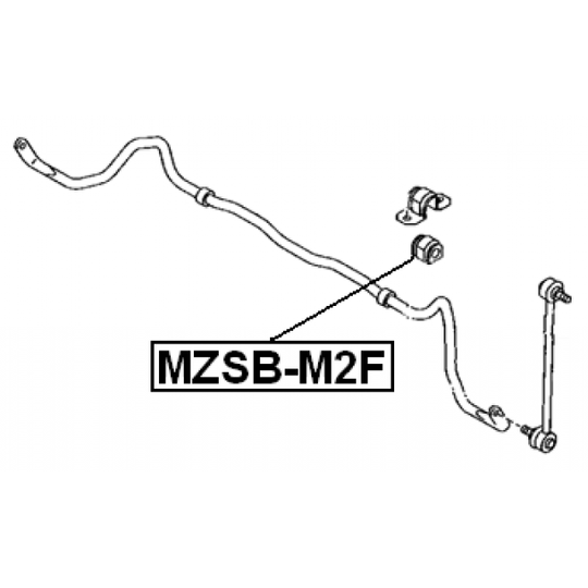 MZSB-M2F - Stabiliser Mounting 