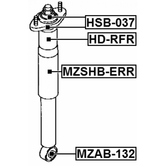 MZSHB-ERR - Protective Cap/Bellow, shock absorber 
