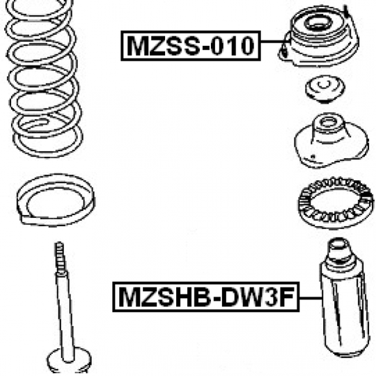 MZSS-010 - Montering, stötdämpare 