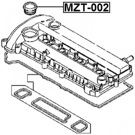 MZT-002 - Tihend, õli täiteava sulgur 