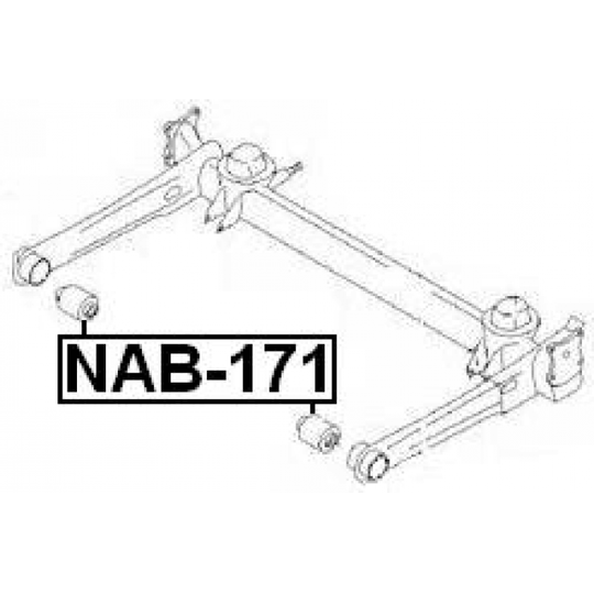 NAB-171 - Mounting, axle beam 