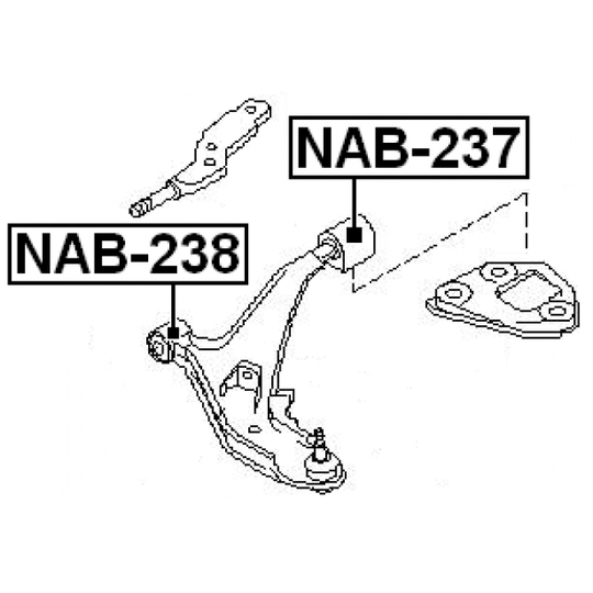 NAB-237 - Länkarmsbussning 