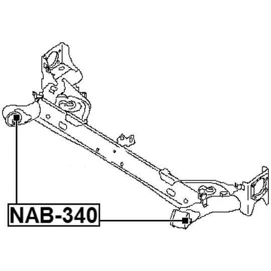 NAB-340 - Kinnitus, sillatala 