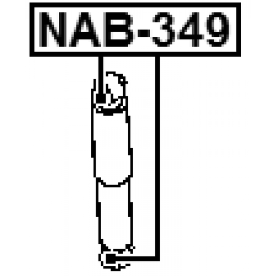 NAB-349 - Bush, shock absorber 