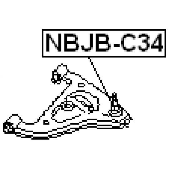 NBJB-C34 - Repair Kit, ball joint 