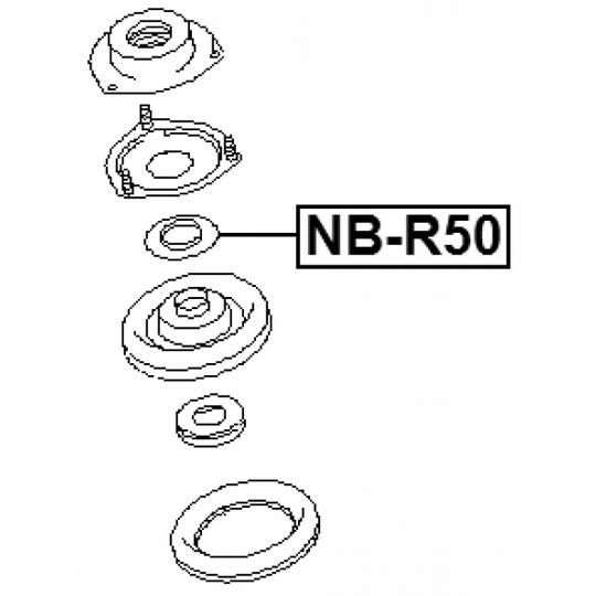 NB-R50 - Laager, amorditugilaager 