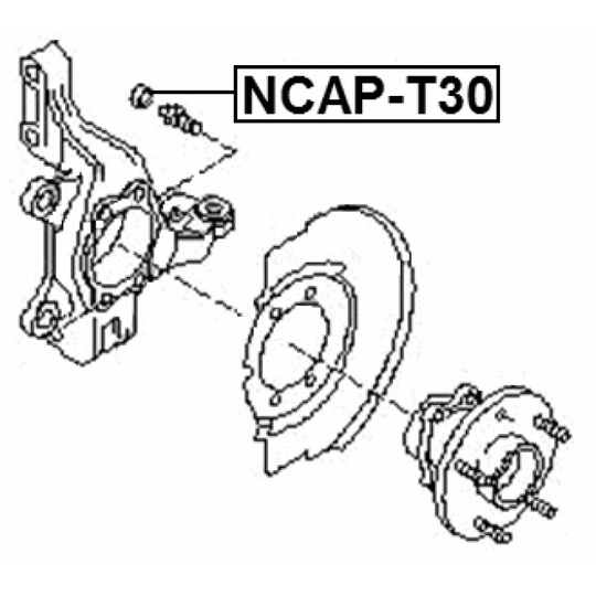 NCAP-T30 - Lås-/skyddskåpa 