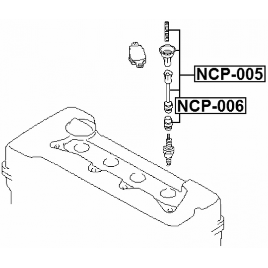 NCP-006 - Plug, coil 