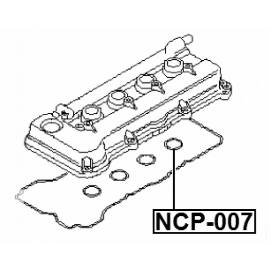 NCP-007 - Tihendirõngas, süüteküünlaæaht 