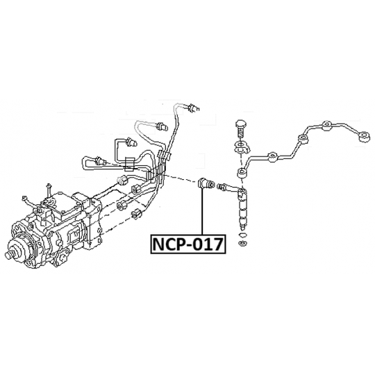 NCP-017 - Seal Ring, nozzle holder 