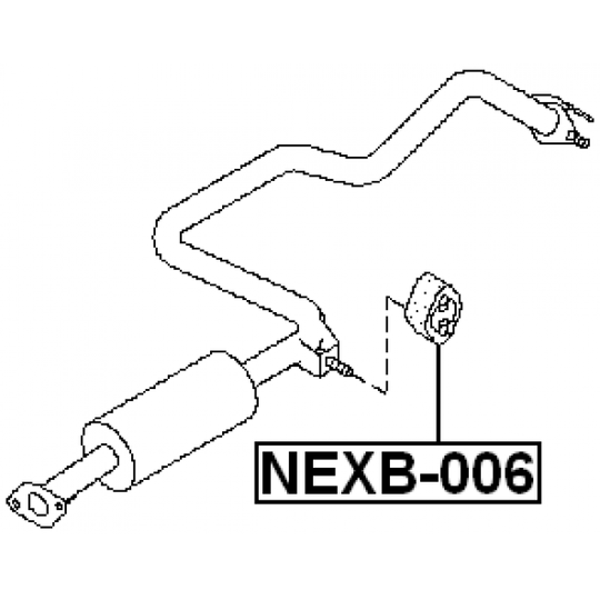 NEXB-006 - Rubber Buffer, silencer 