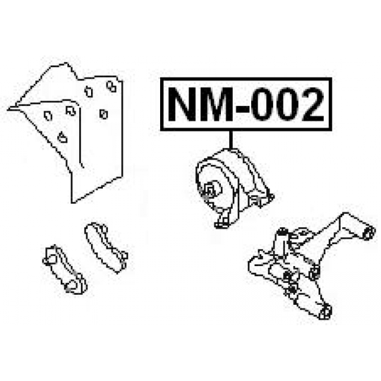 NM-002 - Moottorin tuki 