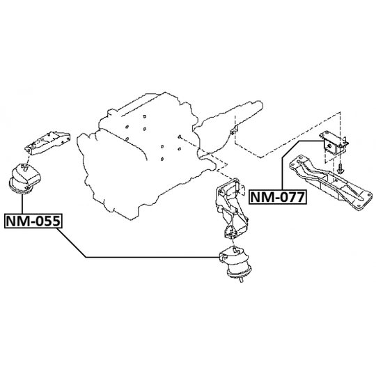 NM-055 - Engine Mounting 